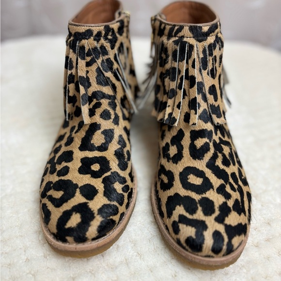 Kate Spade Fringe Leopard Bootie, 6 - Picture 3 of 13